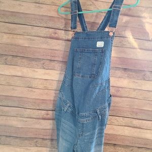 Womens Time and Tru Denim Blue Jeans Overalls NWT Maternity Size 8/10